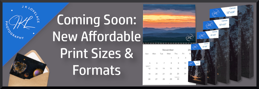 Announcement: New Print Formats
