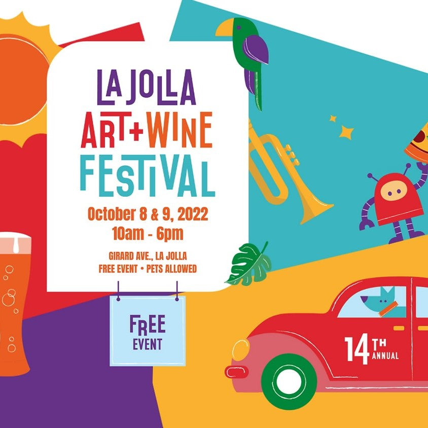 La Jolla Art + Wine Festival Oct 8 - 9